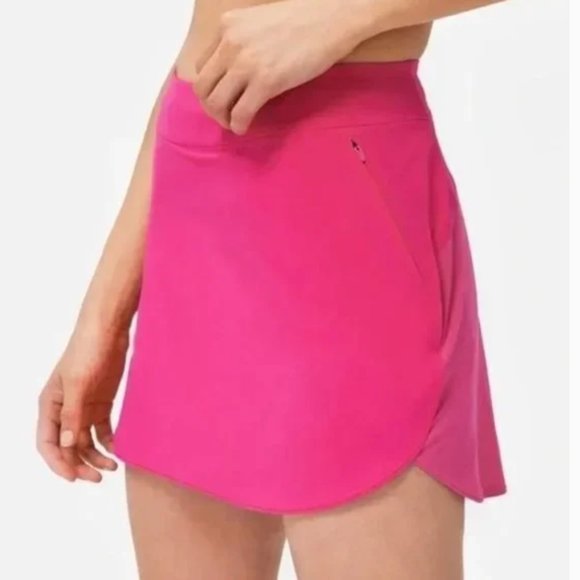Outdoor Voices The Exercise 3" Skort Hot Pink Wine Cup - Picture 1 of 7
